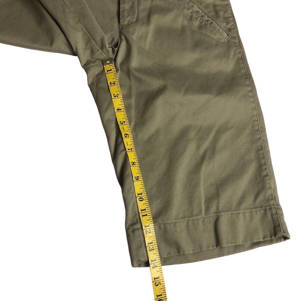 Vintage Ralph‎ Lauren Shorts Womens 4 Brown Bermuda Mid Rise Button Fly Safari - Picture 11 of 14